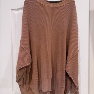 Aerie Beyond Sweater Brown XL